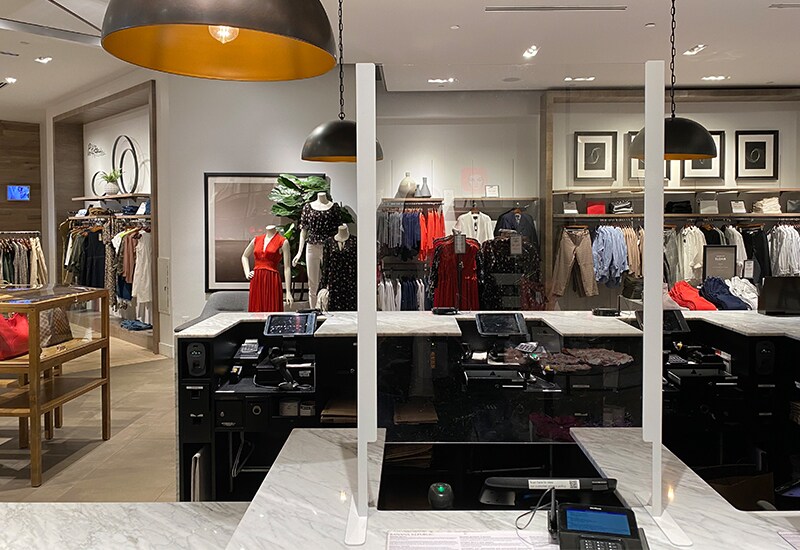 Gap store checkout counter