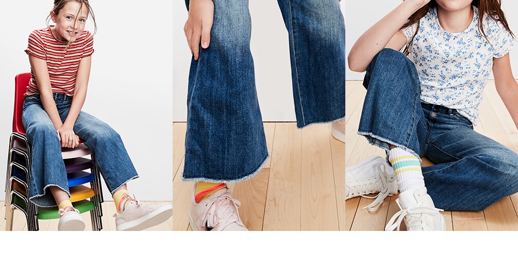 gap wide leg jeans