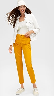 gap cropped trousers