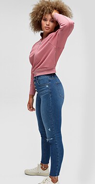 gap real straight women's jeans