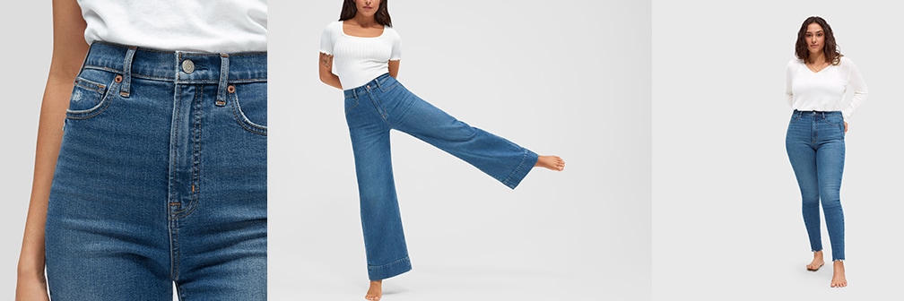 gap wide leg jeans