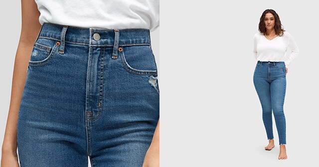 high rise mom jeans gap