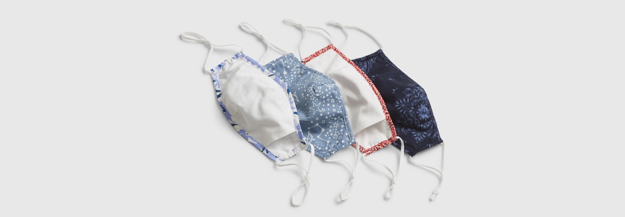 The Mask Shop. We've got you covered with our new non-medical grade masks* for all 7 days of the week. Featuring our newest mask in a comfortable, contoured design. *For kids four years old and up. Final sale. Excluded from promos.