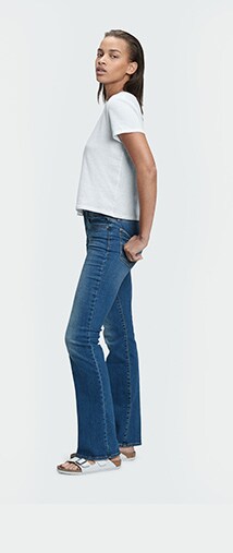 gap petite flare jeans