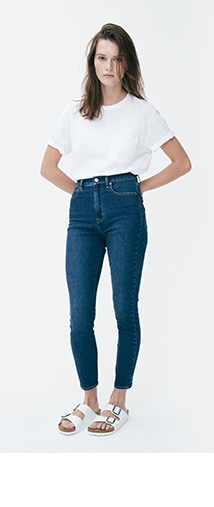 high waisted jean jeggings