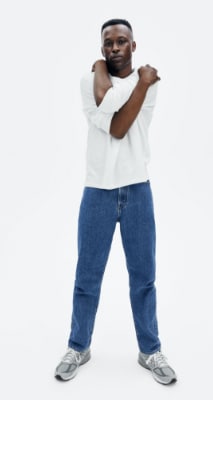 gap tapered jeans