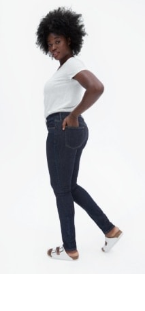 Gap Low Rise jeans khaki casual uitstraling Mode Spijkerbroeken Low Rise jeans 