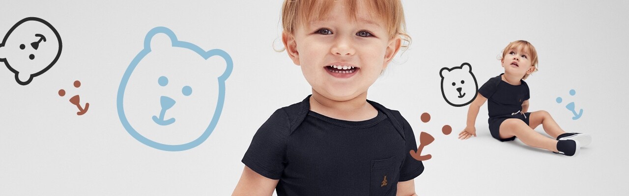 Brannan's Favorites. Adorable mix & match essentials now made with 100% organically grown cotton.