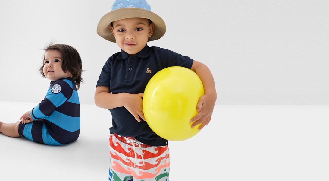 Swim Suit Up!Our newest, cutest little suits are ready to dive right in.