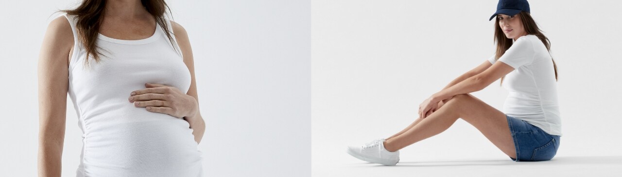 Carousel 1, model in white tee