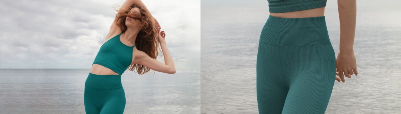 Flexible, weightless, butter-soft essentials. Designed to go wherever you go.