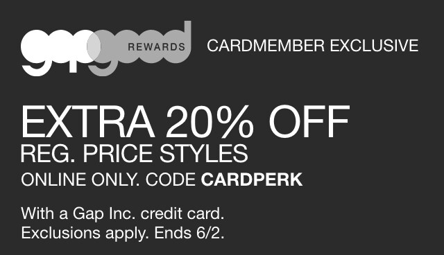 gap.com - Additional 20% Off