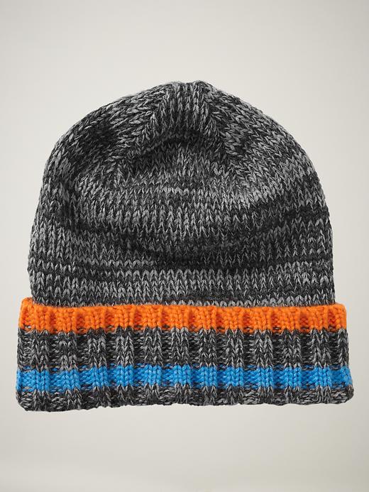 1 of 8 showing, with the color charcoal of product Marled beanie