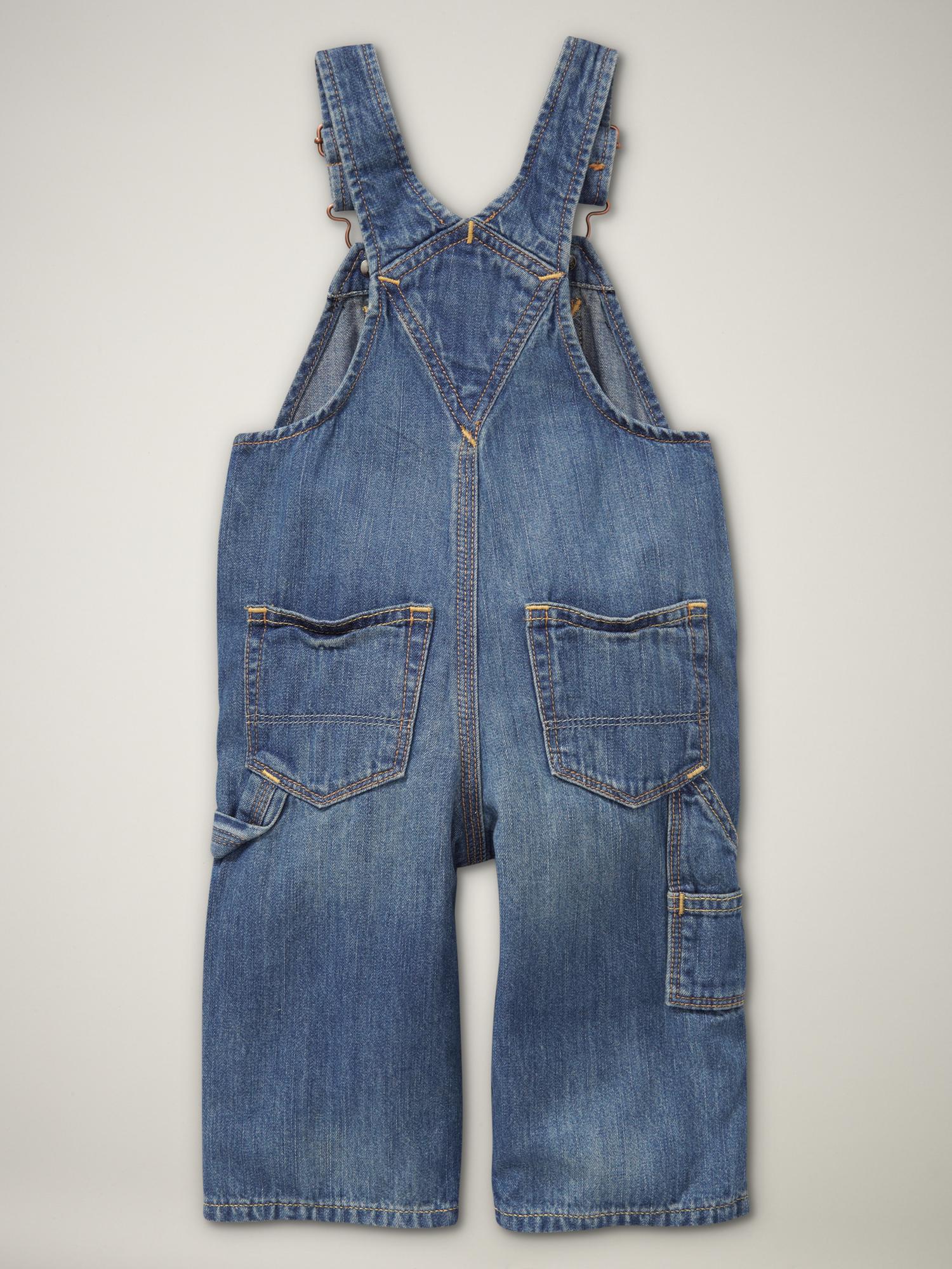 Denim overalls (faded medium wash) Gap