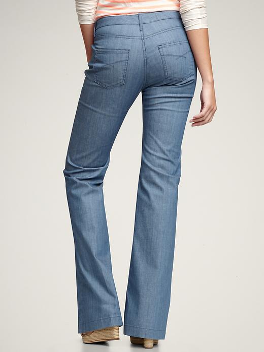 2 of 8 showing, with the color hermosa of product 1969 mid-weight high-rise trouser jeans