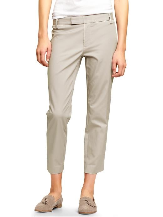 View large product image 1 of 1. Slim cropped refined pants