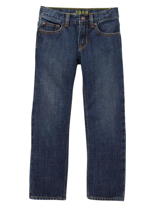 1 of 8 showing, with the color dark stonewash of product 1969 loose jeans