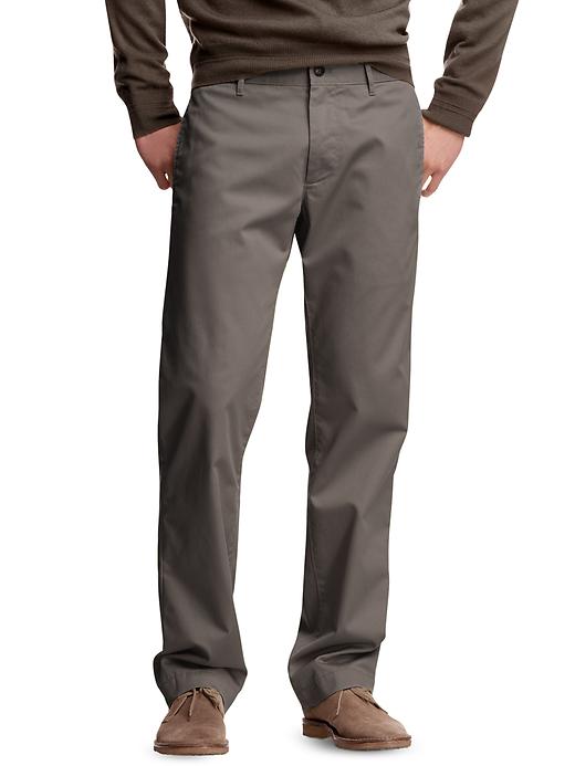1 of 8 showing, with the color chino grey of product The classic khaki (straight fit)