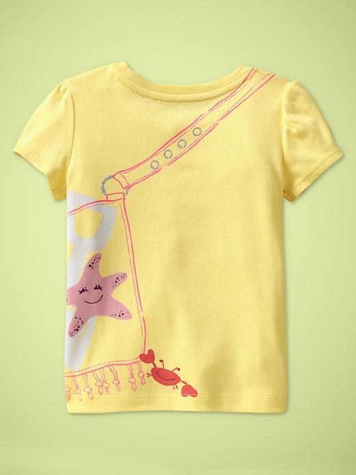 2 of 8 showing, with the color lemon zinger of product Glitter graphic T