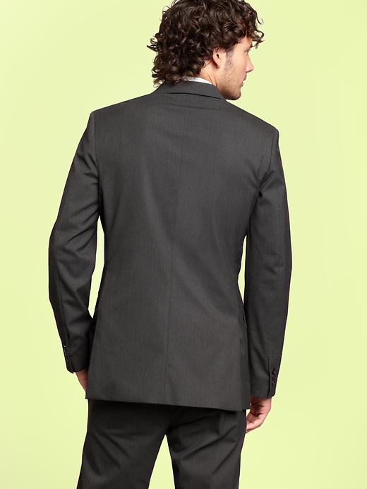 2 of 8 showing, with the color dark charcoal of product Tailored fit charcoal blazer