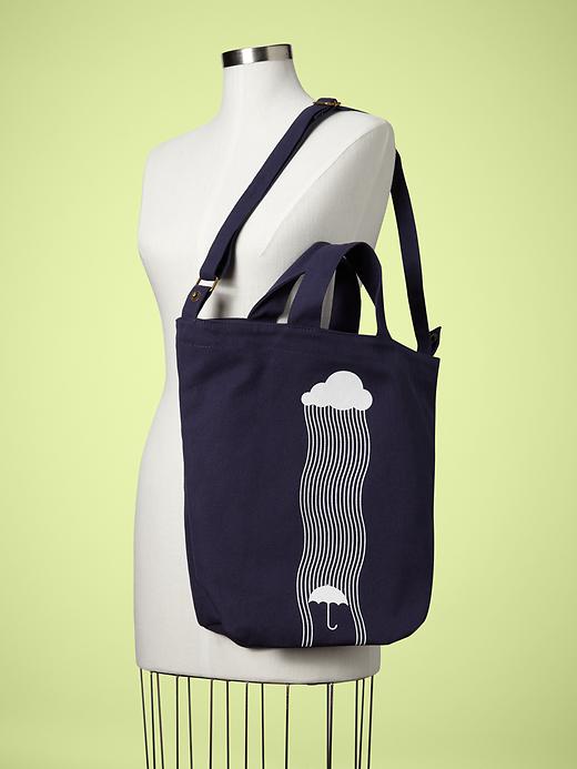 2 of 8 showing, with the color navy of product Gap + Threadless tote