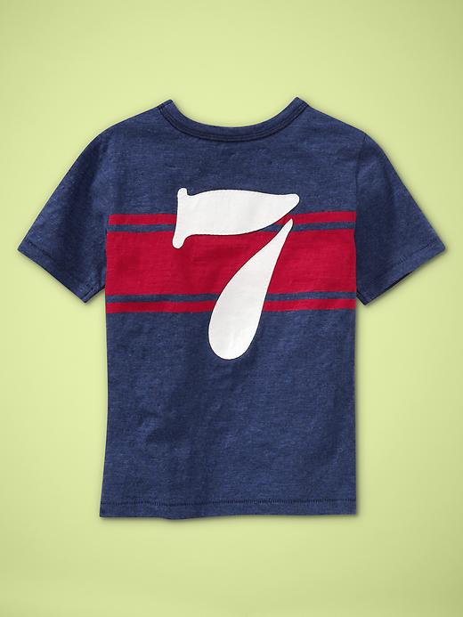 2 of 8 showing, with the color navy blue of product Yacht club T