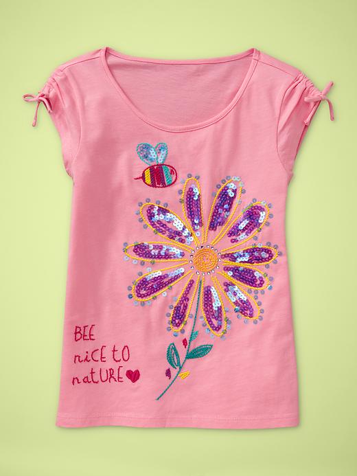 1 of 8 showing, with the color coral frost of product Cinched graphic T