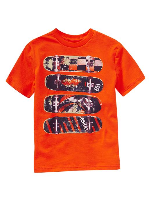 1 of 8 showing, with the color orange pop of product Graphic anchor T