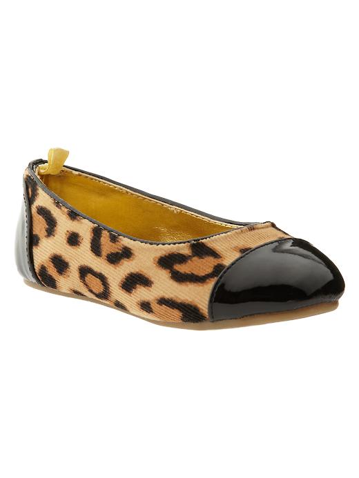 Image number 1 showing, Leopard ballet flats