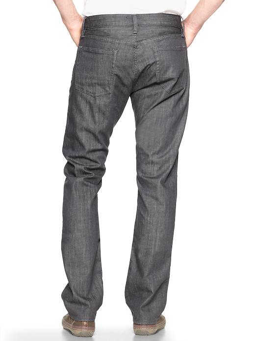 2 of 8 showing, with the color clean grey of product 1969 straight fit jeans (clean grey wash)