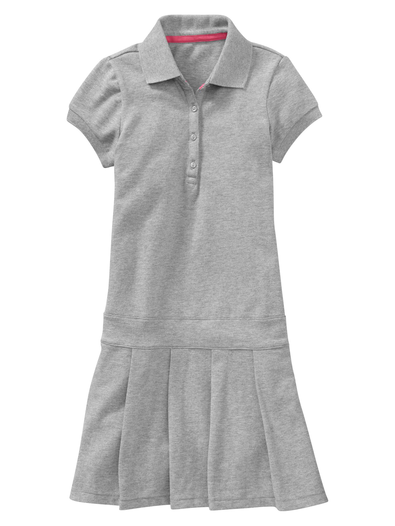 Pleated polo dress Gap