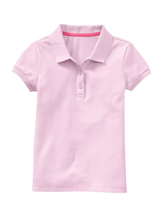 1 of 8 showing, with the color pink bloom of product Pique polo