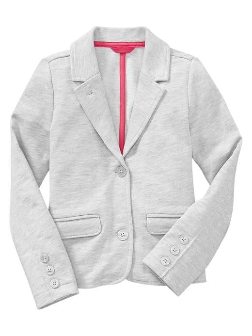 1 of 8 showing, with the color heather grey of product Uniform ponte blazer
