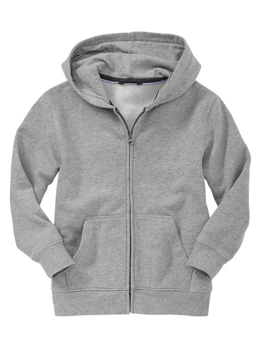 1 of 8 showing, with the color lt heather grey of product Gym zip hoodie