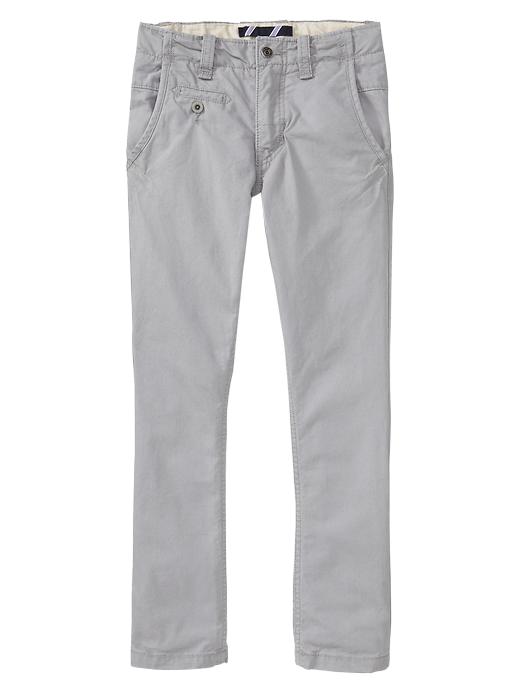 1 of 8 showing, with the color pilot gray of product Woven khakis