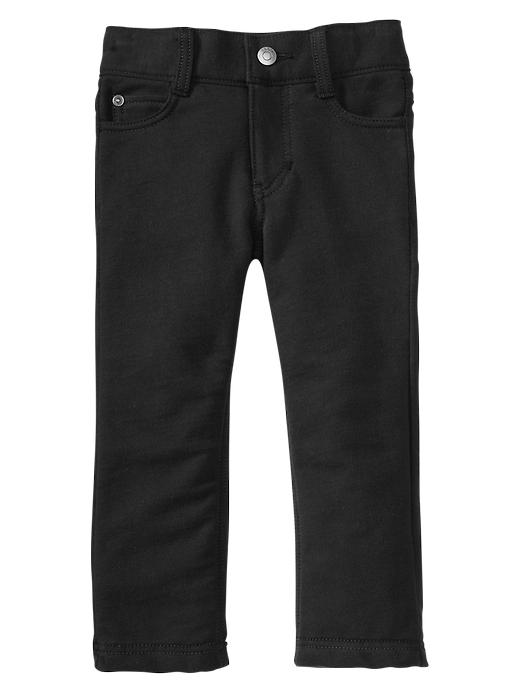 1 of 8 showing, with the color true black of product Knit pants