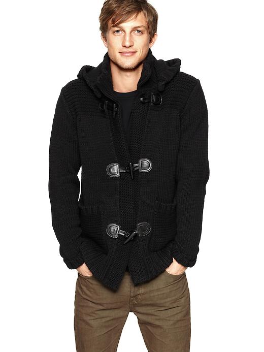 1 of 8 showing, with the color true black of product Toggle hoodie