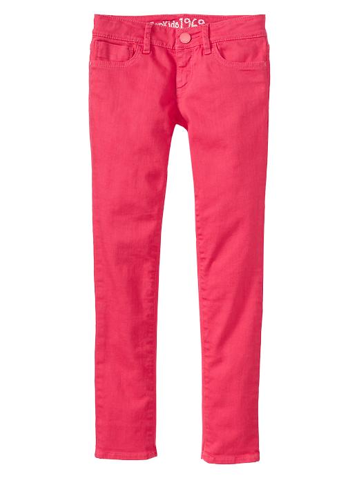 1 of 8 showing, with the color summer azalea of product Jewel box skinny jeans