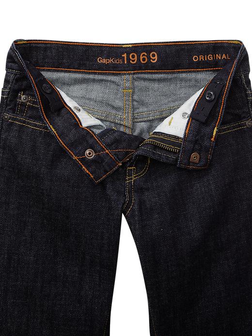 2 of 8 showing, with the color dark rinse of product 1969 original fit jeans