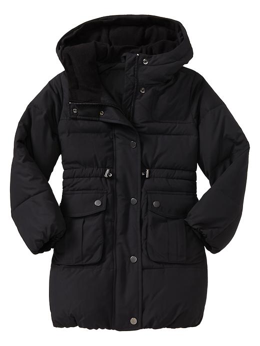 2 of 8 showing, with the color black of product Warmest parka