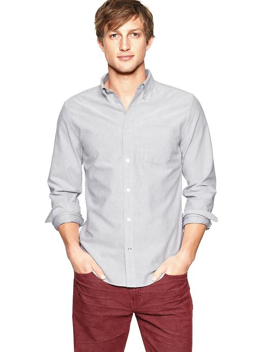 View large product image 1 of 1. Modern Oxford solid shirt