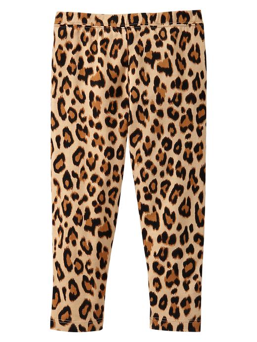 1 of 8 showing, with the color leopard print of product Printed leggings