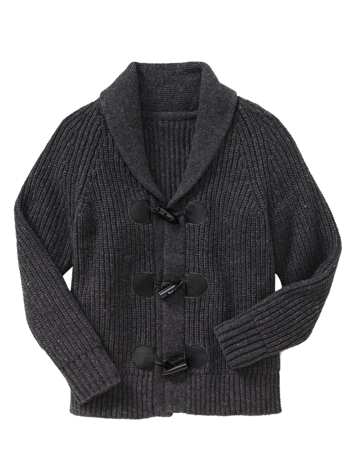 Shawlcollar toggle cardigan Gap