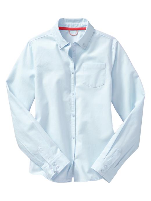 1 of 8 showing, with the color blue plume of product Oxford shirt