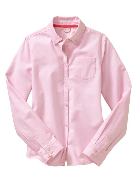 1 of 8 showing, with the color pink bloom of product Oxford shirt