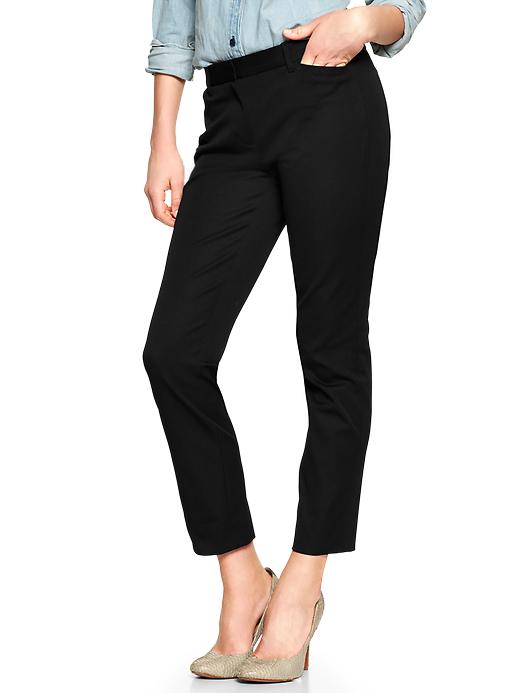 Image number 1 showing, Slim cropped pants