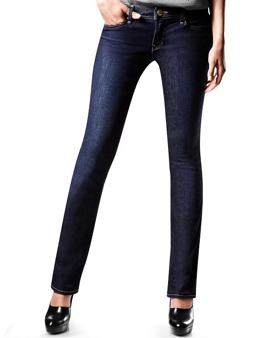 1 of 8 showing, with the color dark of product 1969 real straight jeans