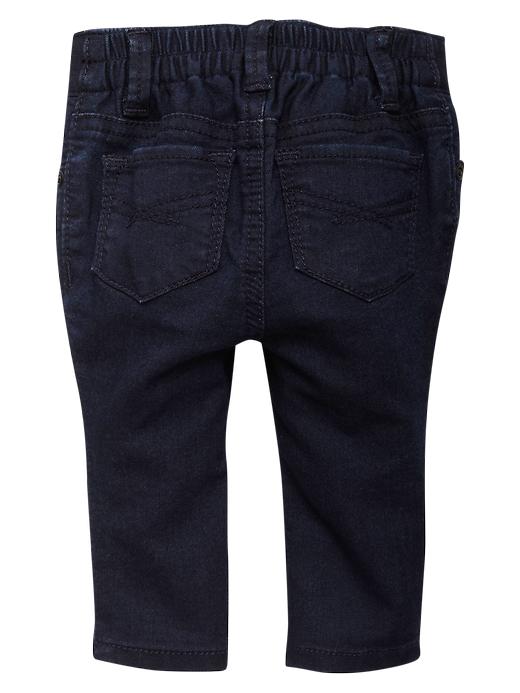 2 of 8 showing, with the color denim of product Skinny leggings (dark wash)