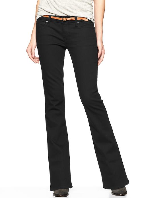 1 of 8 showing, with the color black of product 1969 perfect boot jeans