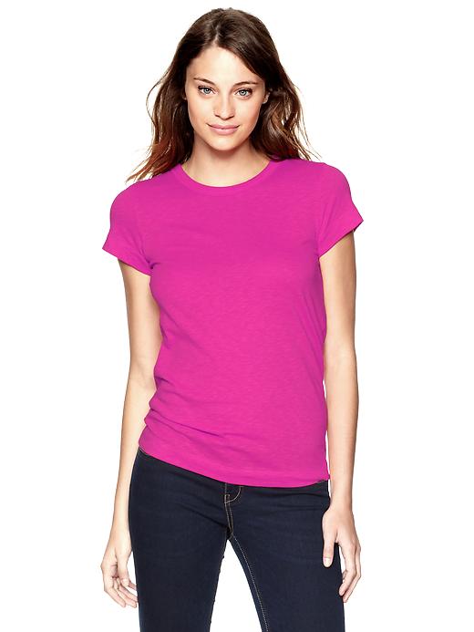 1 of 8 showing, with the color electric fuchsia of product Bleecker T